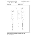LUCIDE Lucide CHARLIE - Wandlamp Kinderkamer - LED Dim to warm - 1x7W 2600K/2700K - Groen - Creëer een gezellige sfeer in de kinderkamer