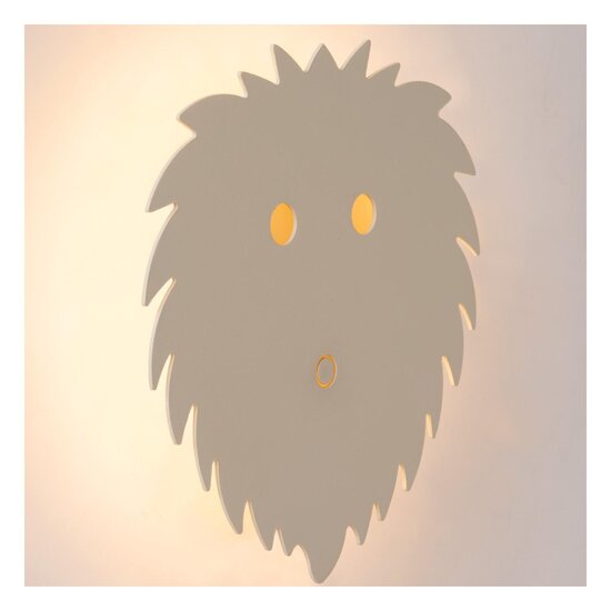 Lucide CHARLIE - Aplique habitación infantil - LED Dim to Warm - 1x7W 2600K/2700K - Beige