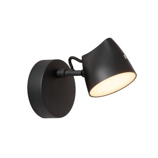 Lucide MILNE – Wandleuchte – LED-Dimmung. - 1x8W 2700K - Schwarz