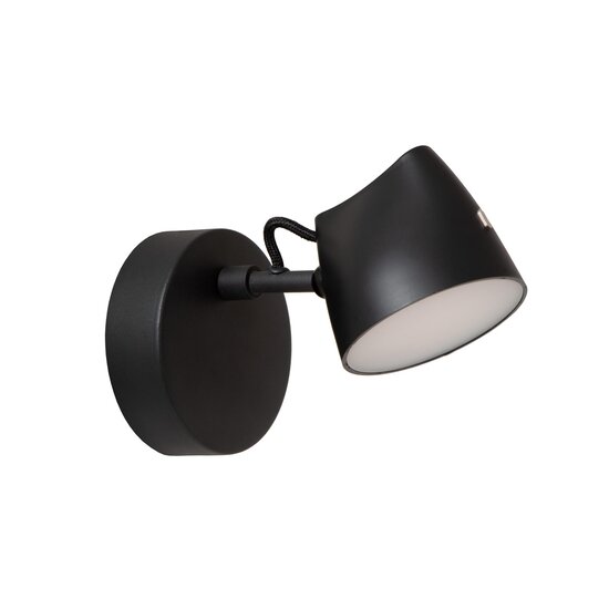 Lucide MILNE – Wandleuchte – LED-Dimmung. - 1x8W 2700K - Schwarz