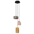 Lucide NINJA - Lámpara colgante - 3xE27 - Multicolor