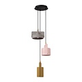 Lucid NINJA - Pendant lamp - 3xE27 - Multicolor
