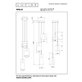 Lucide NINJA - Hanglamp - 3xE27 - Multicolor