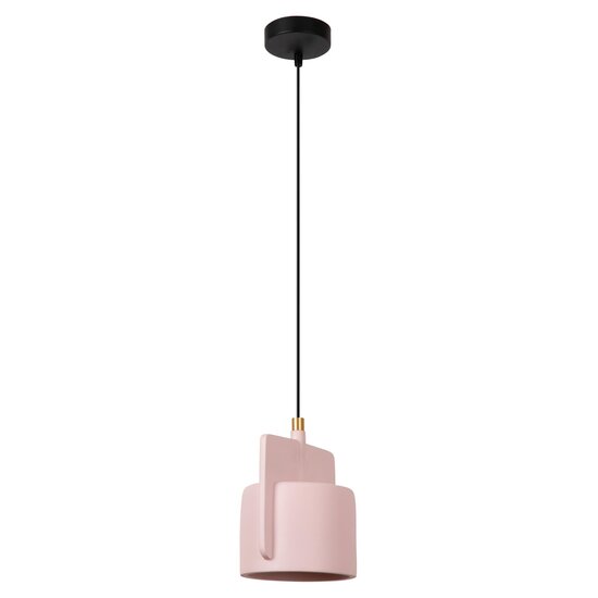 Lucide NINJA - Lampe suspendue - 1xE27 - Rose