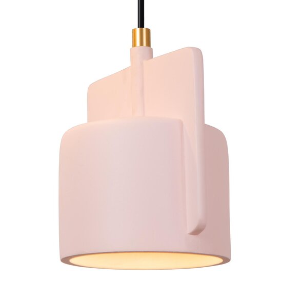 Lucide NINJA - Lámpara colgante - 1xE27 - Rosa