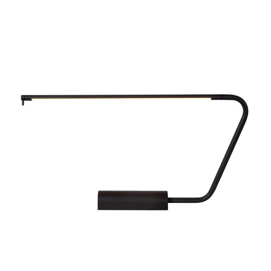 Lucide MADISON - Bureaulamp - LED Dim to warm - 1x6,5W 2600K/2800K - Zwart