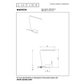 Lucide MADISON – Schreibtischlampe – LED Dimmen bis warm – 1x6,5 W 2600 K/2800 K – Taupe
