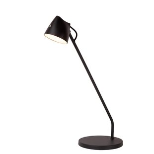 Lucide MILNE - Lámpara de mesa - LED Dim. - 1x8W 2700K - Negro