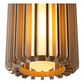 Lucide LAMBRES - Pendant lamp - 3xE27 - Taupe