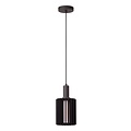 Lucide LAMBRES - Hanglamp - Ø 15 cm - 1xE27 - Zwart