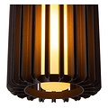 Lucide LAMBRES - Hanglamp - Ø 15 cm - 1xE27 - Zwart