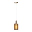 Lucide LAMBRES - Hanglamp - Ø 15 cm - 1xE27 - Taupe