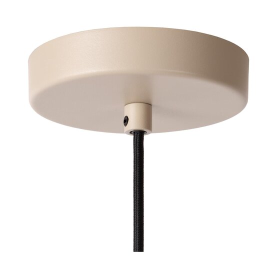 Lucide LAMBRES - Hanglamp - Ø 15 cm - 1xE27 - Taupe