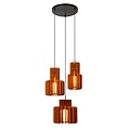 Lucide ROLLO - Lámpara colgante - 3xE27 - Terracota