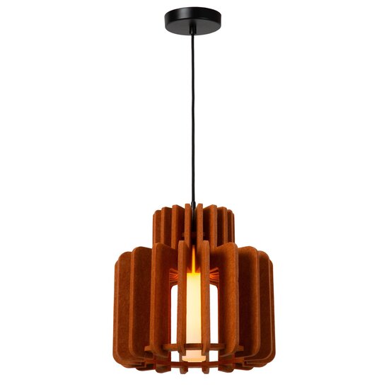 Lucide ROLLO - Lampe à suspension - 1xE27 - Terre cuite