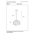 Lucide ROLLO - Hanglamp - 1xE27 - Terracotta