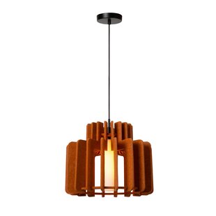 Lucide ROLLO - Pendant lamp - 1xE27 - Terracotta