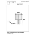 Lucide ROLLO - Tafellamp - 1xE27 - Taupe