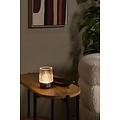 Lucide LILY - Lámpara de mesa recargable - Batería - Ø 8 cm - LED Dim to Warm - 1x3W 2700K/3000K - Cromo negro - Juego de 3