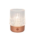 Lucide LILY - Lámpara de mesa recargable - Batería - Ø 8 cm - LED Dim to Warm - 1x3W 2700K/3000K - Cobre - Juego de 3