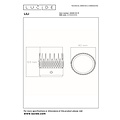 Lucide LILY - Lámpara de mesa recargable - Batería - Ø 8 cm - LED Dim to Warm - 1x3W 2700K/3000K - Cobre - Juego de 3