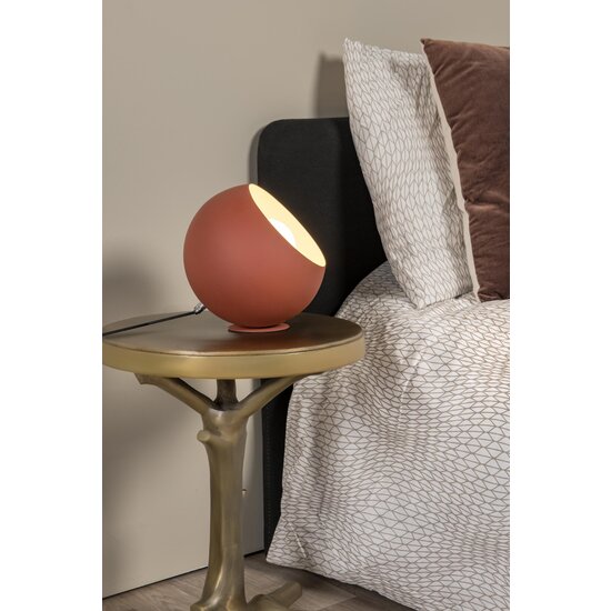 Lucide DOREDOS - Lampe à poser - Ø 20 cm - 1xE27 - Terre cuite