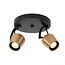 Lucide EMILE - Plafondspot - Ø 20 cm - 2xGU10 - Mat Goud / Messing