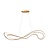 Lucide SARDANA - Hanglamp - LED Dimb. - 1x54W 2700K - Mat Goud / Messing