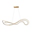 LUCIDE Lucide SARDANA - Lámpara colgante - LED Dimb. - 1x54W 2700K - Oro mate/latón