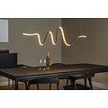 Lucide LAMBADA - Hanglamp - LED Dimb. - 1x33W 2700K/3200K - Mat Goud / Messing