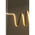 Lucide LAMBADA - Hanglamp - LED Dimb. - 1x33W 2700K/3200K - Mat Goud / Messing