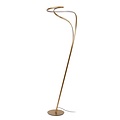 Lucide SARDANA - Vloerlamp - Ø 44 cm - LED Dimb. - 1x28W 2700K - Mat Goud / Messing