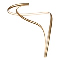 Lucide SARDANA - Vloerlamp - Ø 44 cm - LED Dimb. - 1x28W 2700K - Mat Goud / Messing