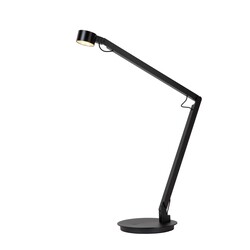 Lucide OGDEN - Bureaulamp - LED 3 StepDim - 1x7W 3000K - Zwart - Premium