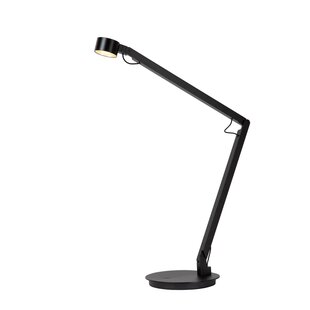 Lucide OGDEN - Bureaulamp - LED 3 StepDim - 1x7W 3000K - Zwart - Premium