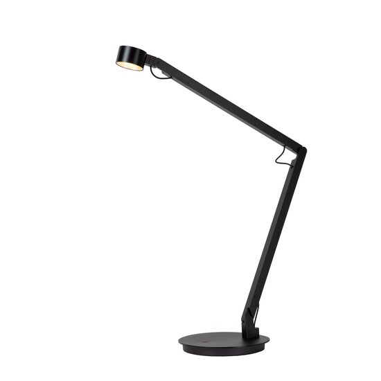 Lucide OGDEN - Tafellamp - LED Dimb. - 1x7W 3000K - Zwart