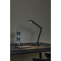 LUCIDE Lucide OGDEN - Schreibtischlampe - LED 3 StepDim - 1x7W 3000K - Schwarz - Premium - Perfekt für jeden Arbeitsplatz