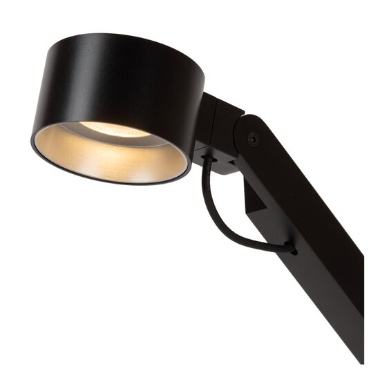 Lucide OGDEN - Tafellamp - LED Dimb. - 1x7W 3000K - Zwart