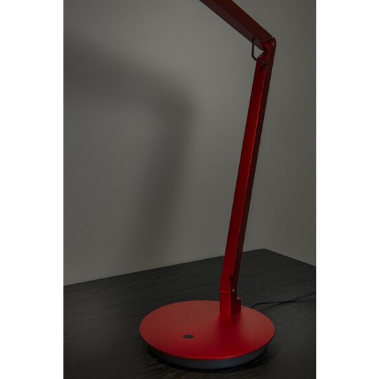 Lucide OGDEN - Table lamp - LED Dimb. - 1x7W 3000K - Red