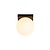 LUCIDE Lucide TASSA - Ceiling lamp Bathroom - Ø 13.5 cm - LED Dim to warm - 1x12W 1800K/3000K - Black
