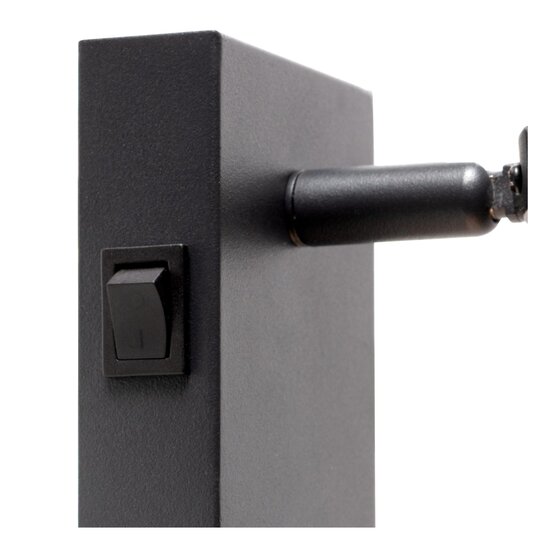 Lucide UPTON - Lámpara de pared - 1xGU10 - Fumé