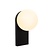 Lucide TASSA - Wandlamp Badkamer - LED Dim to warm - 1x10W 1800K/3000K - Zwart