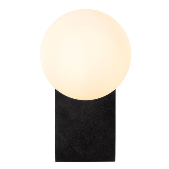 Lucide TASSA - Wall lamp Bathroom - LED Dim to warm - 1x10W 1800K/3000K - Black