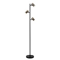 Lucide UPTON - Lampadaire - 3 x GU10 - Fumé