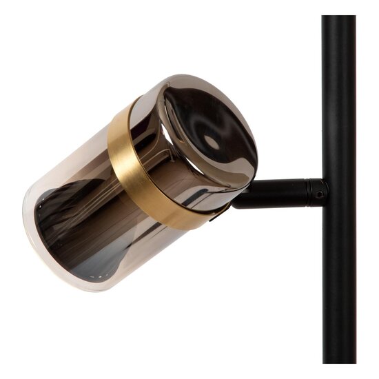 Lucide UPTON - Floor lamp - 3xGU10 - Smoked