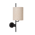 Lucide MAGIC - Wandlamp - 1xE27 - Met USB oplaadpunt - Zwart