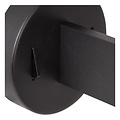 Lucide MAGIC - Wandlamp - 1xE27 - Met USB oplaadpunt - Zwart