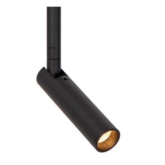 Lucide MAGIC - Aplique - 1xE27 - Con punto de carga USB - Negro