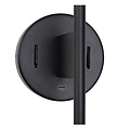 Lucide MAGIC - Wandlamp - 1xE27 - Met USB oplaadpunt - Zwart