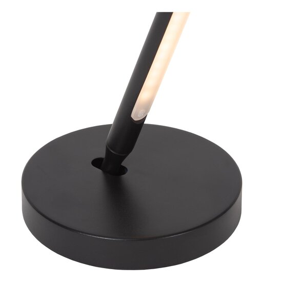 Lucide FINAN - Table lamp - LED 3 StepDim - 1x12W 2700K - Black